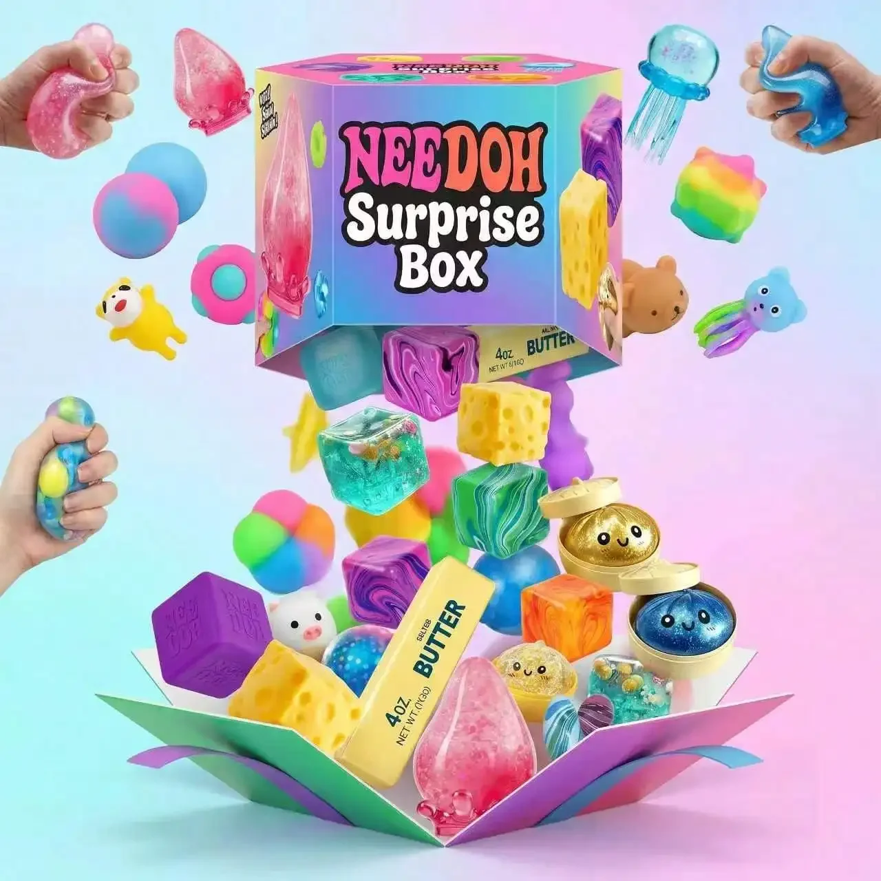 Kids Toys Animal - 2026 Ne EDoh Surprise Box -