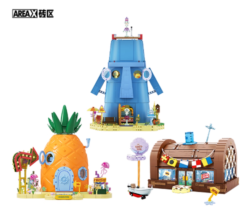 Areax Spongebob Bikini Bottom  - Kids Toys Blocks incelemesi ve fiyatı