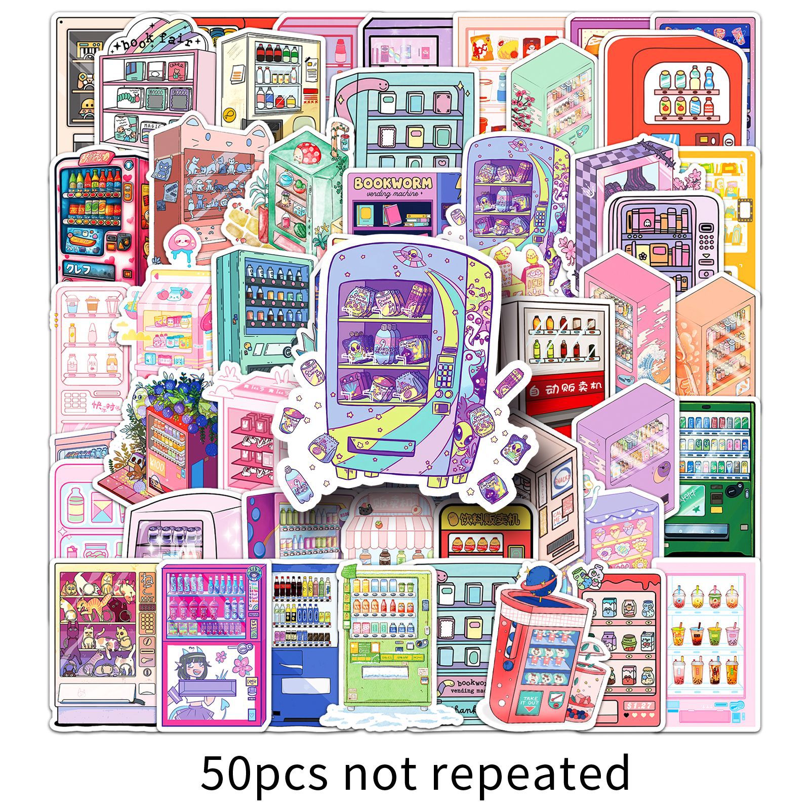 50Pcs vending machine graffiti - Kids Toys Vending Machine incelemesi ve fiyatı