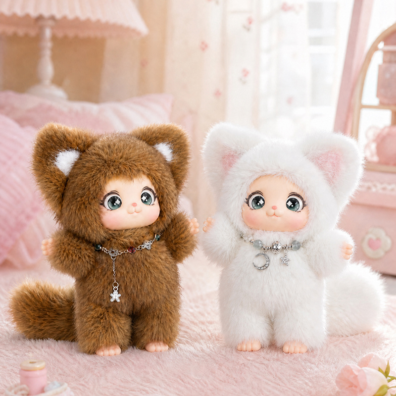 Kawaii Fox Plush Toy Fox Vinyl - Kids Toys Animal incelemesi ve fiyatı