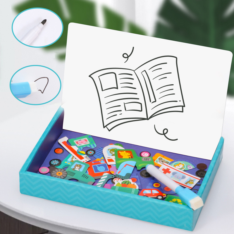 Multifunction Animal Puzzle Pa - Magnetic Drawing Board incelemesi ve fiyatı