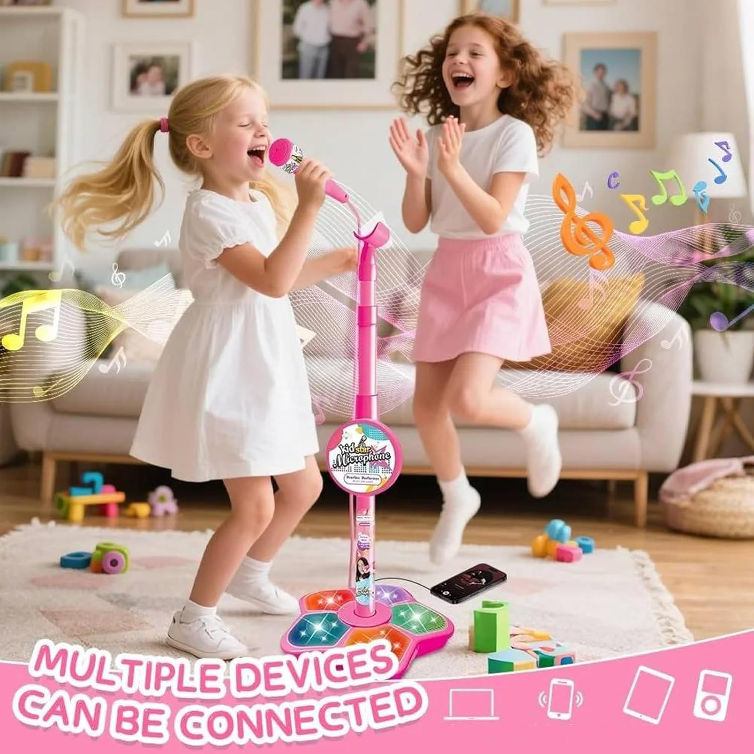 Kids Microphone Stand Toy Port - Kids Microphone Karaoke incelemesi ve fiyatı