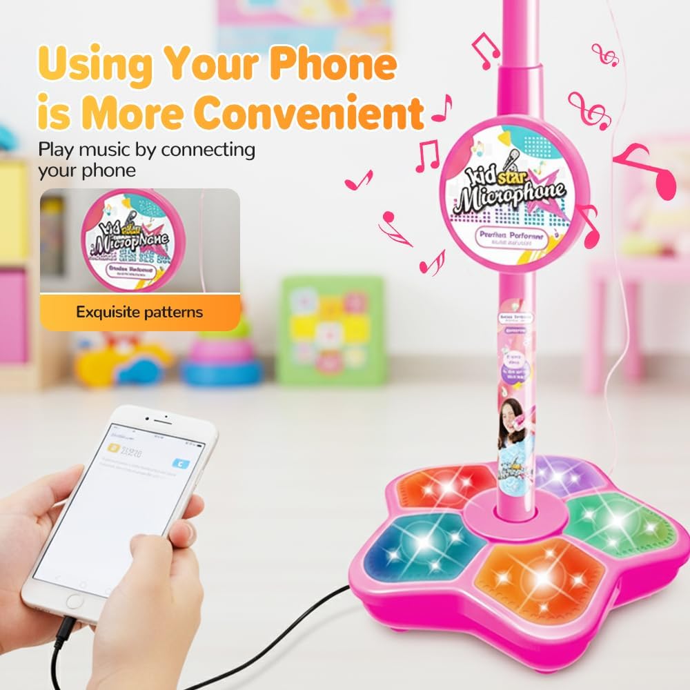 Kids Microphone Stand Toy Port - Kids Microphone Karaoke incelemesi ve fiyatı