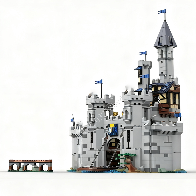 2350PCS MOC Medieval Castle Pu - Kids Toys Horse incelemesi ve fiyatı