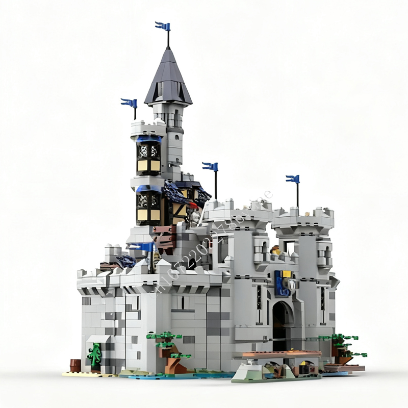 2350PCS MOC Medieval Castle Pu - Kids Toys Horse incelemesi ve fiyatı