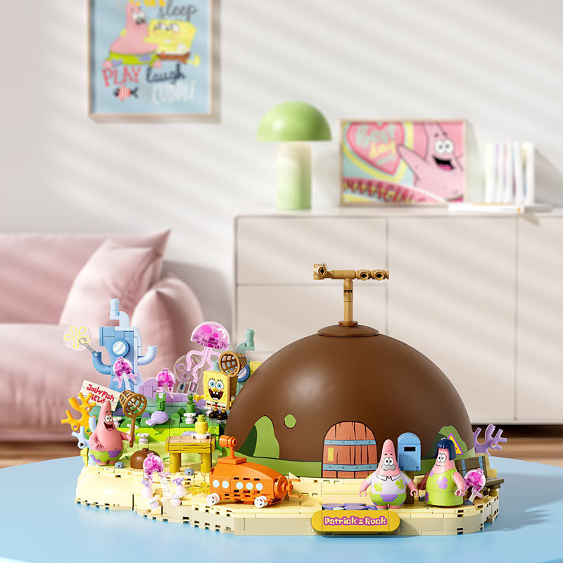 Spongebob Patrick Star Rock Ho - Kids Toys Blocks incelemesi ve fiyatı