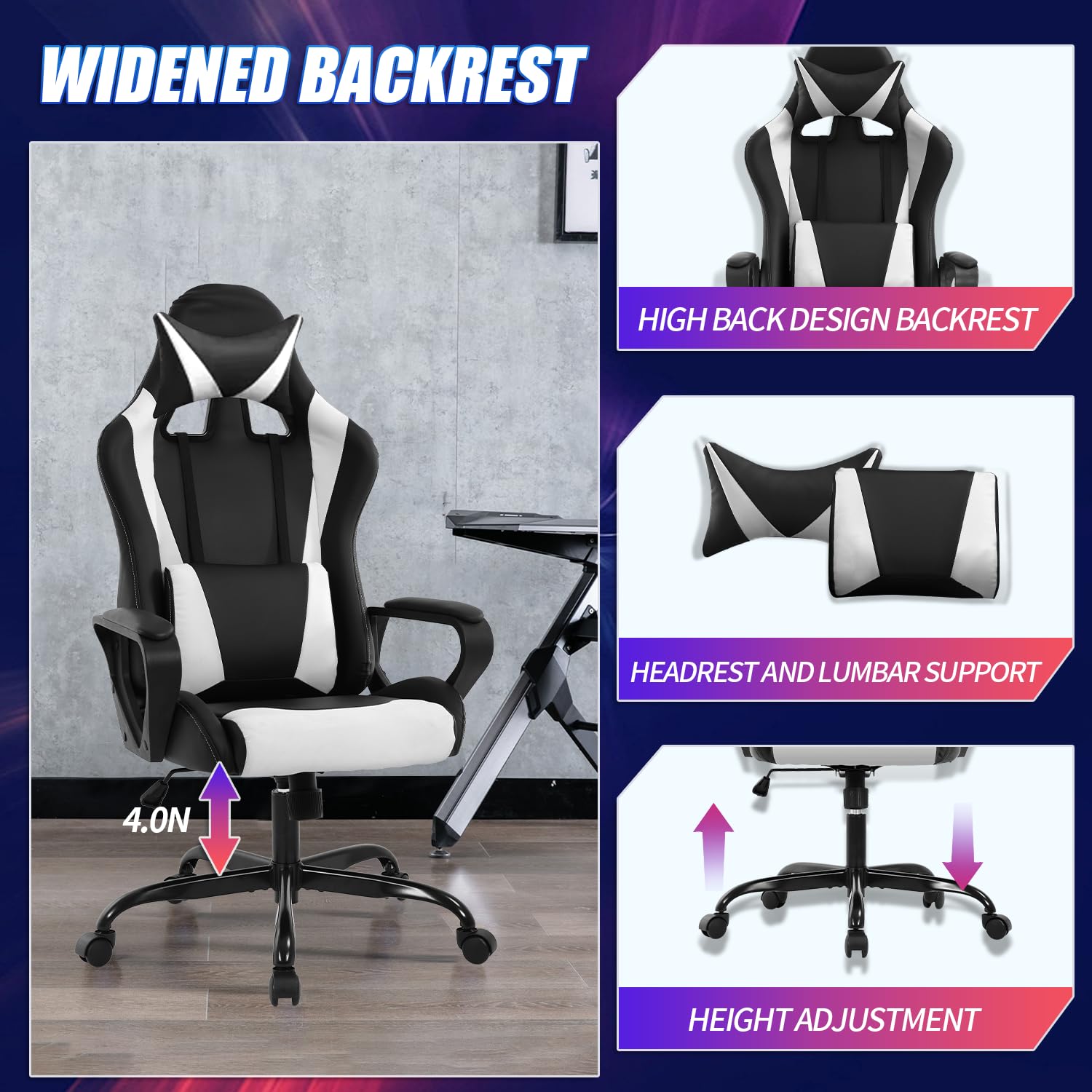 Gaming Chair Office Chair High - Kids & Toys Expo Saudi Arabia incelemesi ve fiyatı
