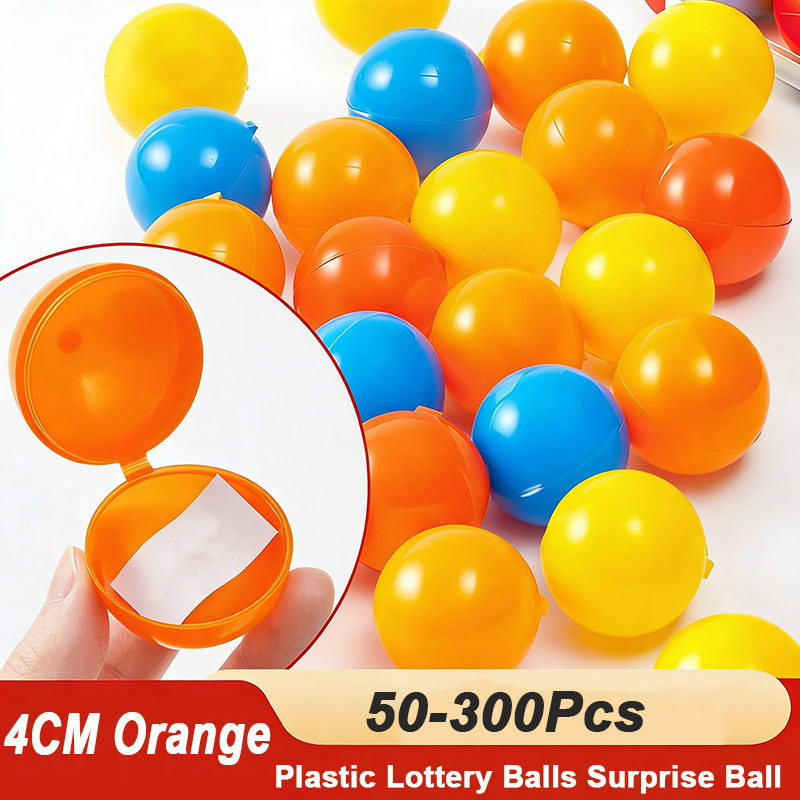 100-500Pcs 4CM Orange Plastic  - Kids Toys Vending Machine incelemesi ve fiyatı
