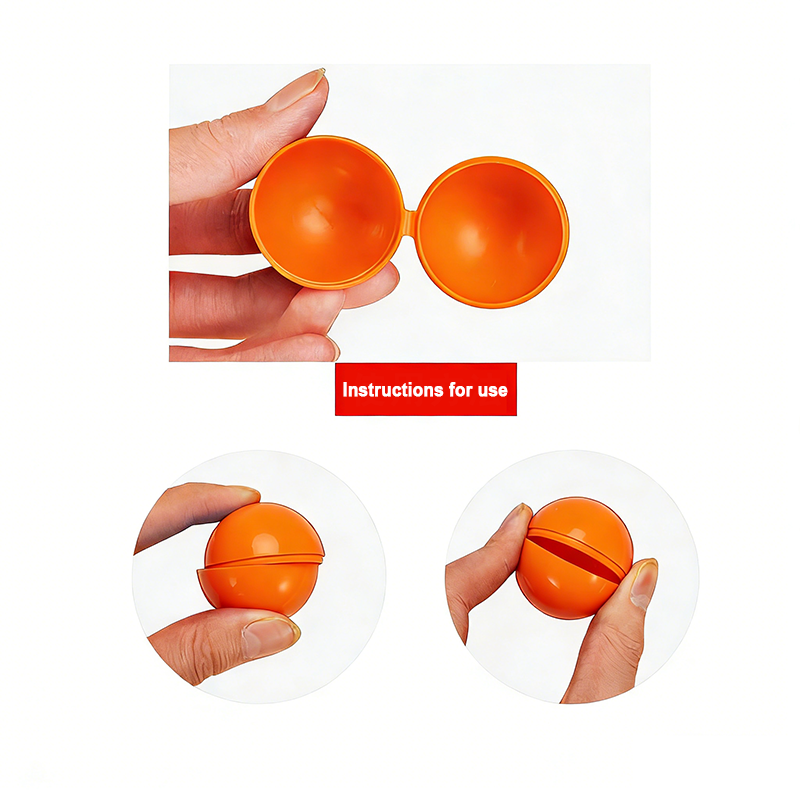 100-500Pcs 4CM Orange Plastic  - Kids Toys Vending Machine incelemesi ve fiyatı