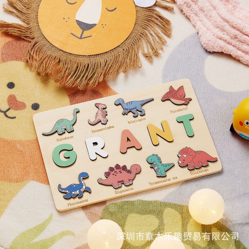 Wooden Dinosaur Name Puzzle Bo - Kids Toys Names incelemesi ve fiyatı