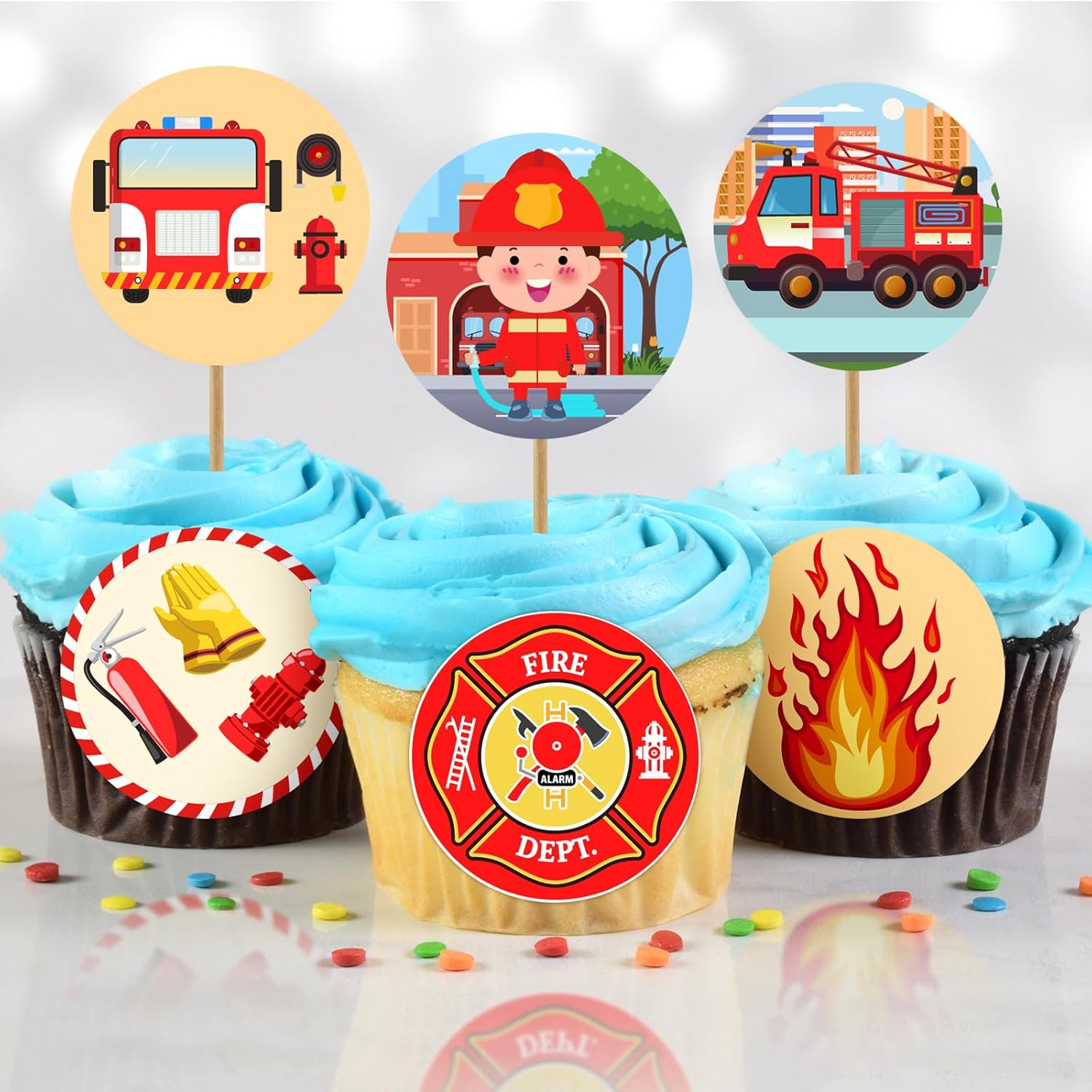 500Pcs Police Stickers Firefig - Kids Toys Names incelemesi ve fiyatı