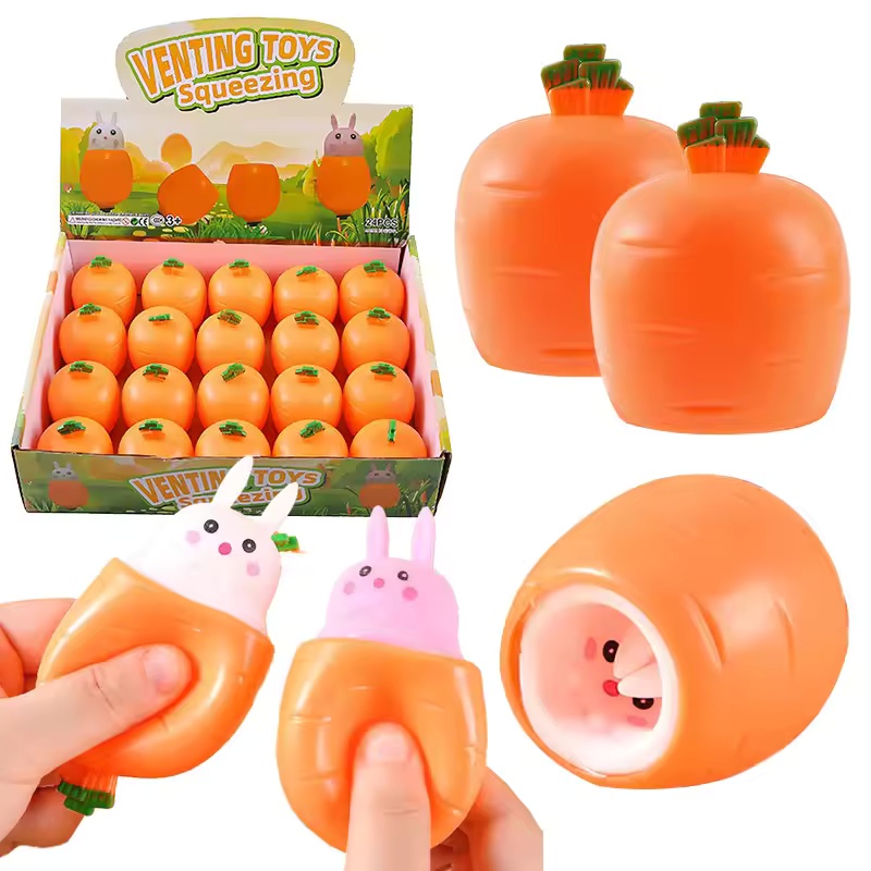 Cute Carrot Rabbit Squeeze Toy - Kids Toys Unique incelemesi ve fiyatı
