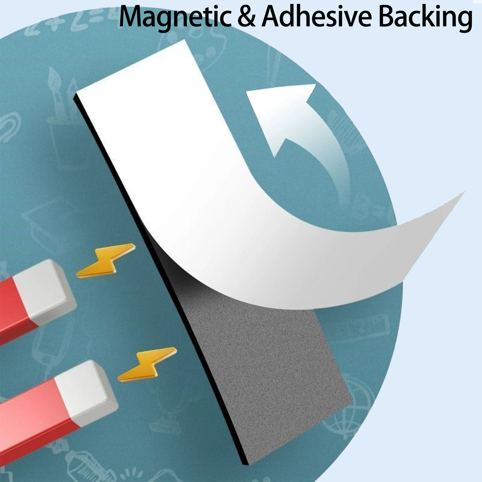 90 Pcs/Set Flexible Self-Adhes - Magnetic Drawing Board incelemesi ve fiyatı