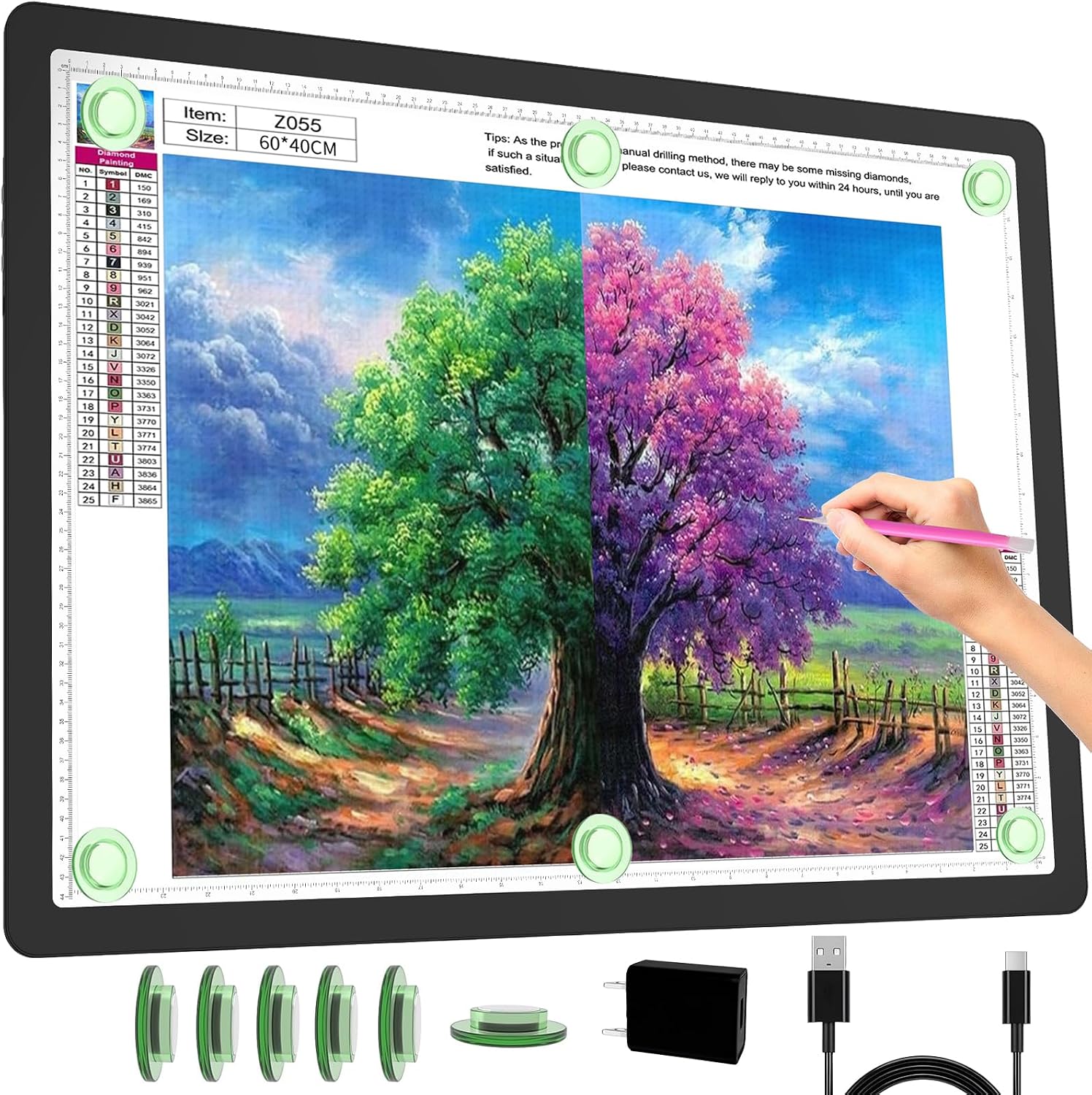 Rechargeable A2 Light Pad for  - Magnetic Drawing Board incelemesi ve fiyatı