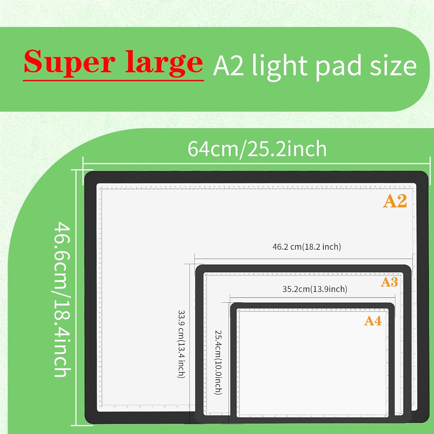 Rechargeable A2 Light Pad for  - Magnetic Drawing Board incelemesi ve fiyatı