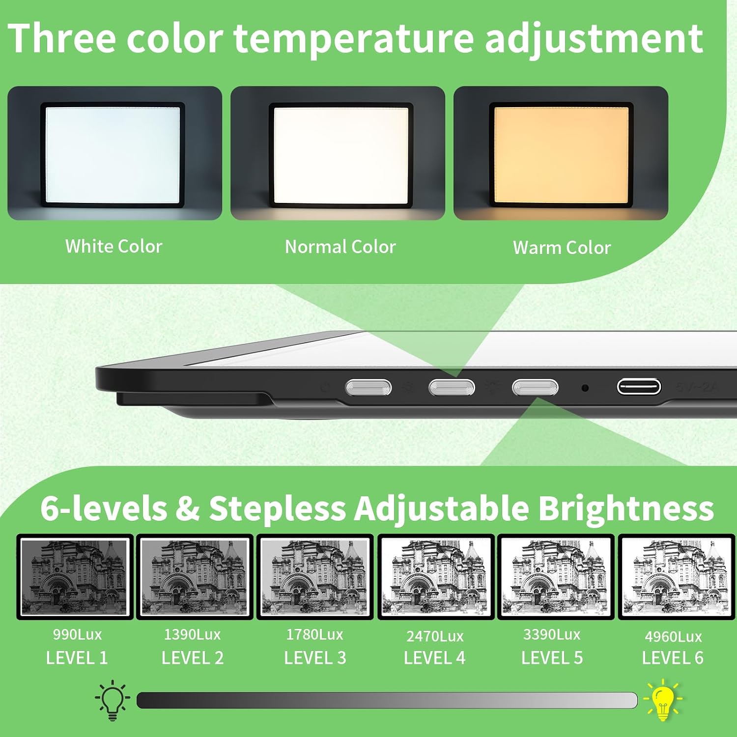 Rechargeable A2 Light Pad for  - Magnetic Drawing Board incelemesi ve fiyatı