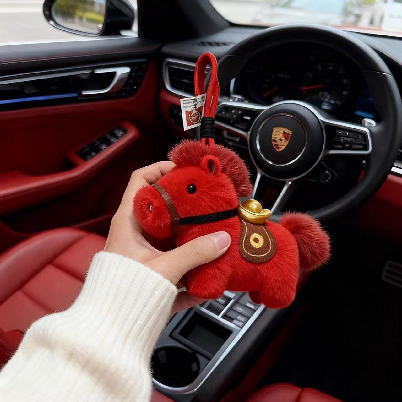 1-8PSC  Cuteee Yuan Bao Horse  - Kids Toys Horse incelemesi ve fiyatı