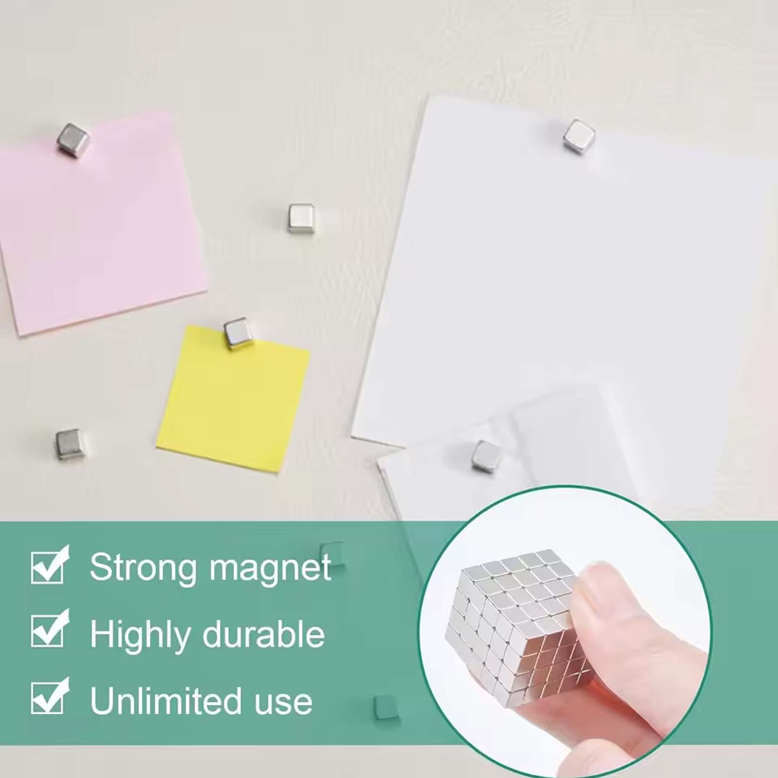 50/100 Pcs Small Square Magnet - Magnetic Drawing Board incelemesi ve fiyatı