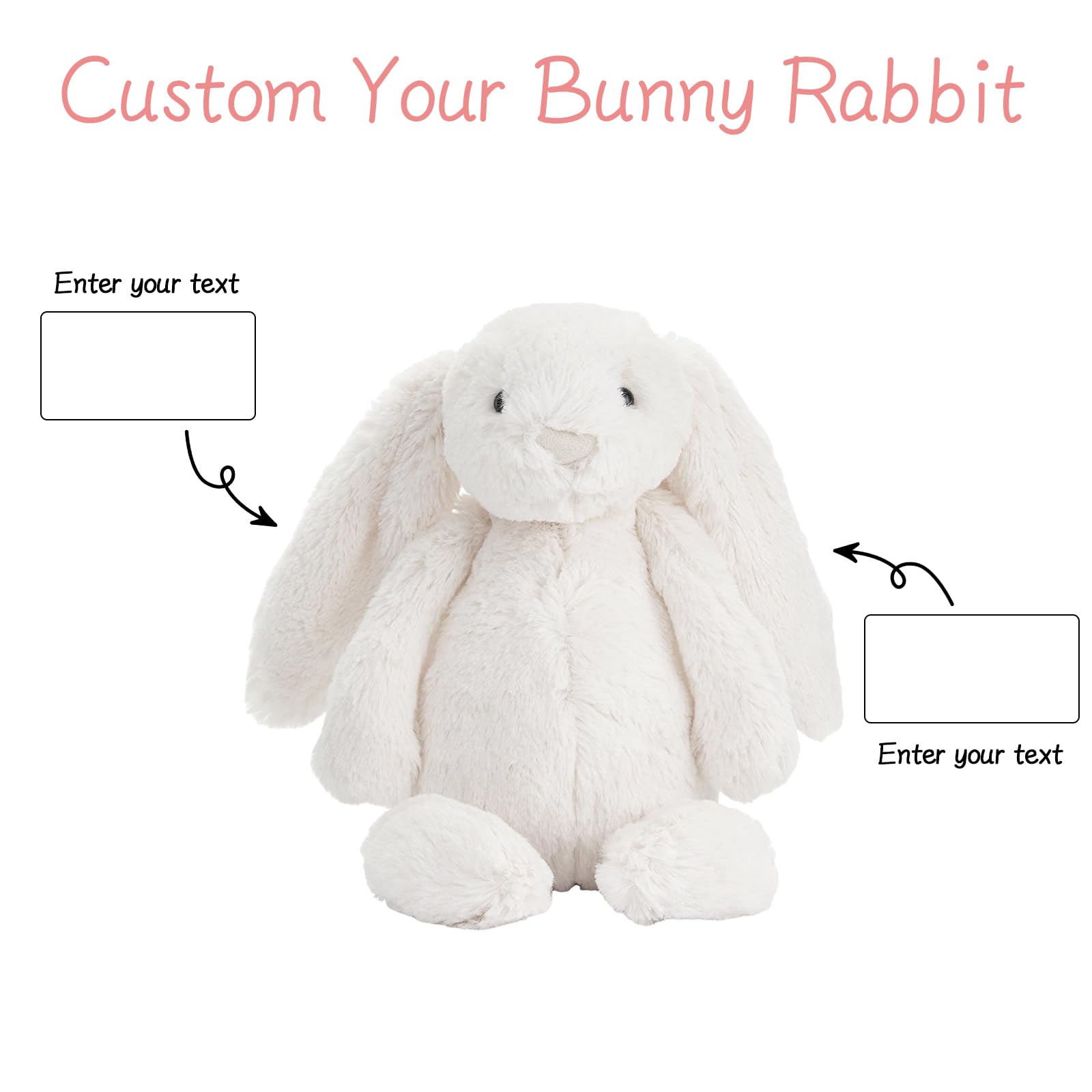 Embroidered Plush Bunny toys P - Kids Toys Names incelemesi ve fiyatı