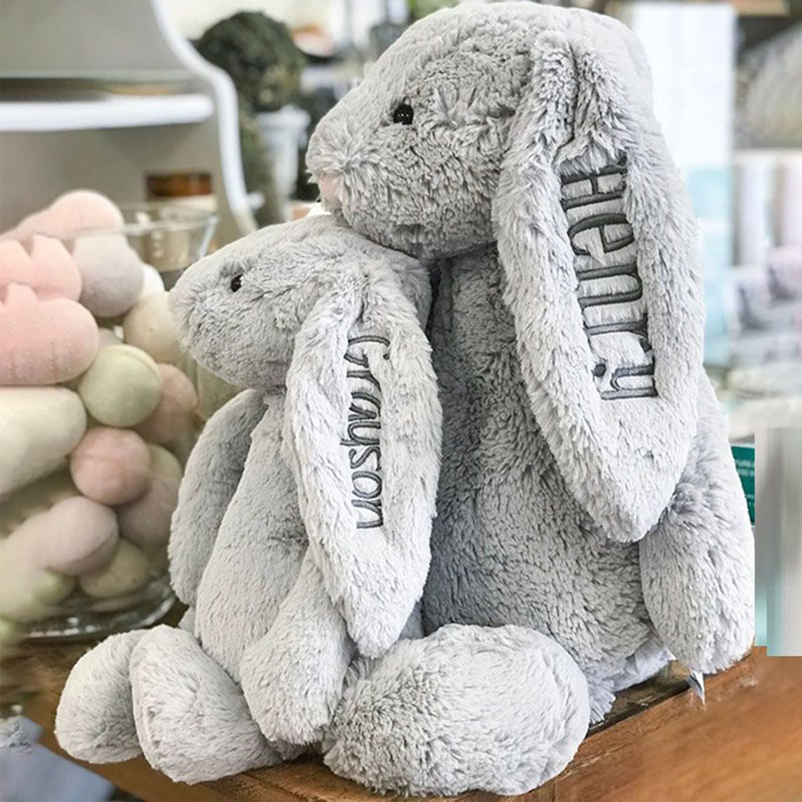Embroidered Plush Bunny toys P - Kids Toys Names incelemesi ve fiyatı