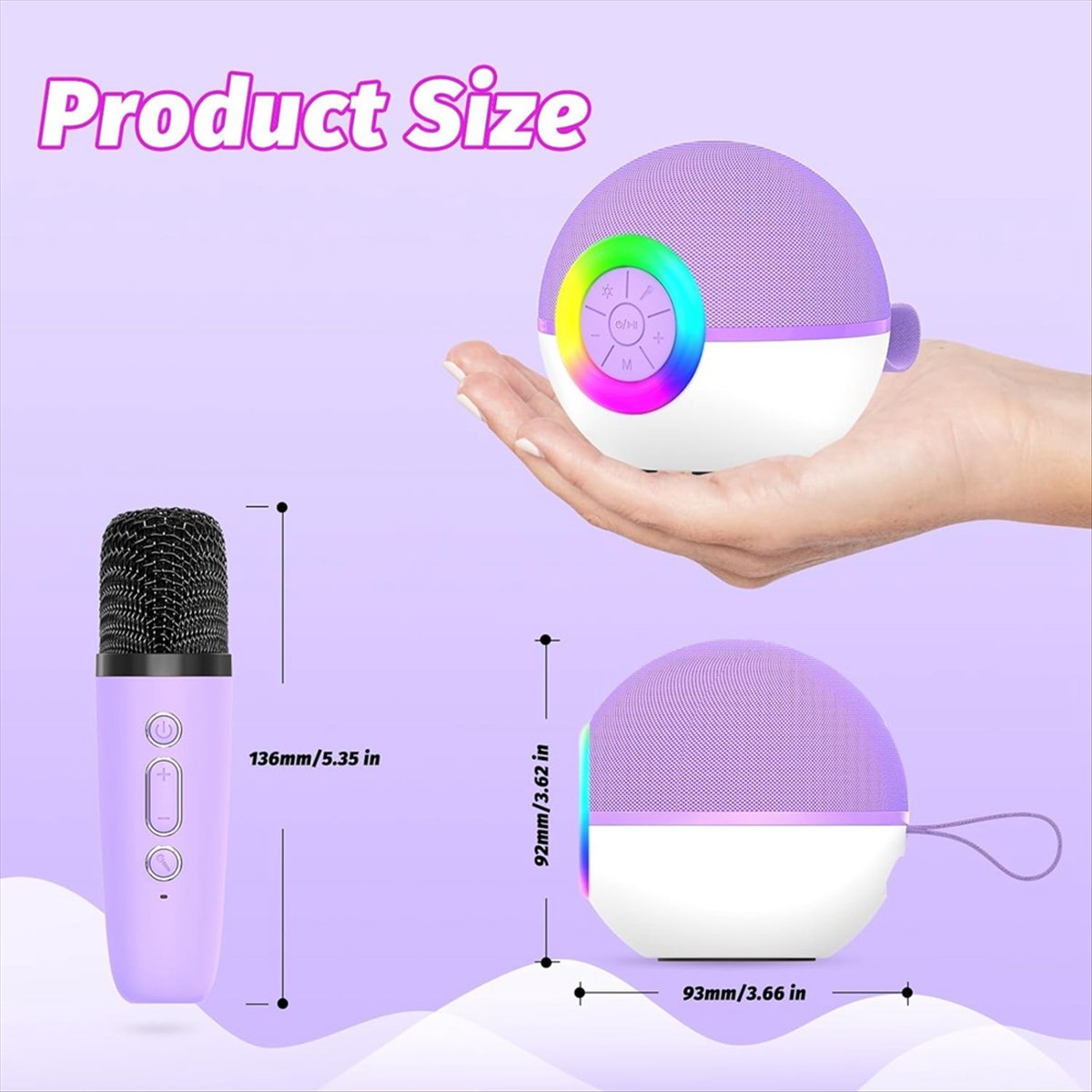 DTC5 Mini Karaoke Machine with - Kids Microphone Karaoke incelemesi ve fiyatı