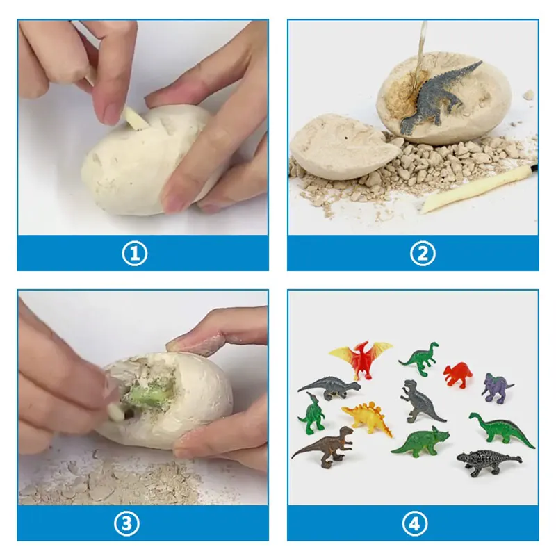 12PCS Archeological Dinosaur E - Kids Toys Videos incelemesi ve fiyatı