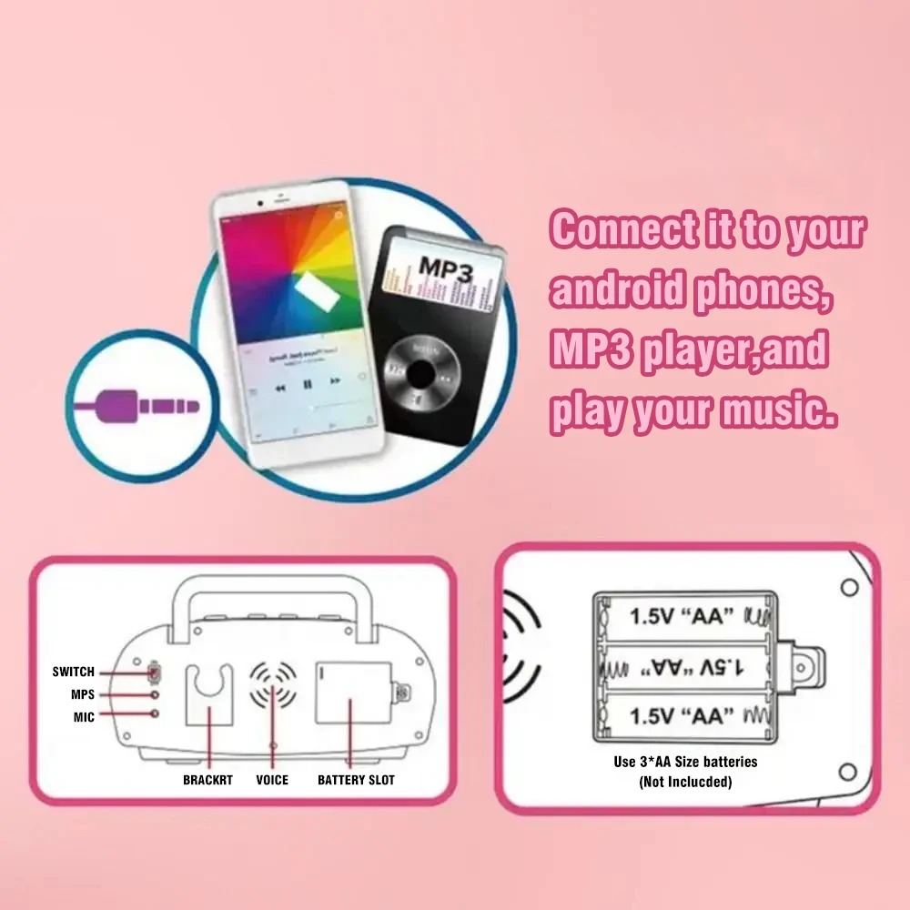 Music Instrument Microphone Ka - Kids Microphone Karaoke incelemesi ve fiyatı