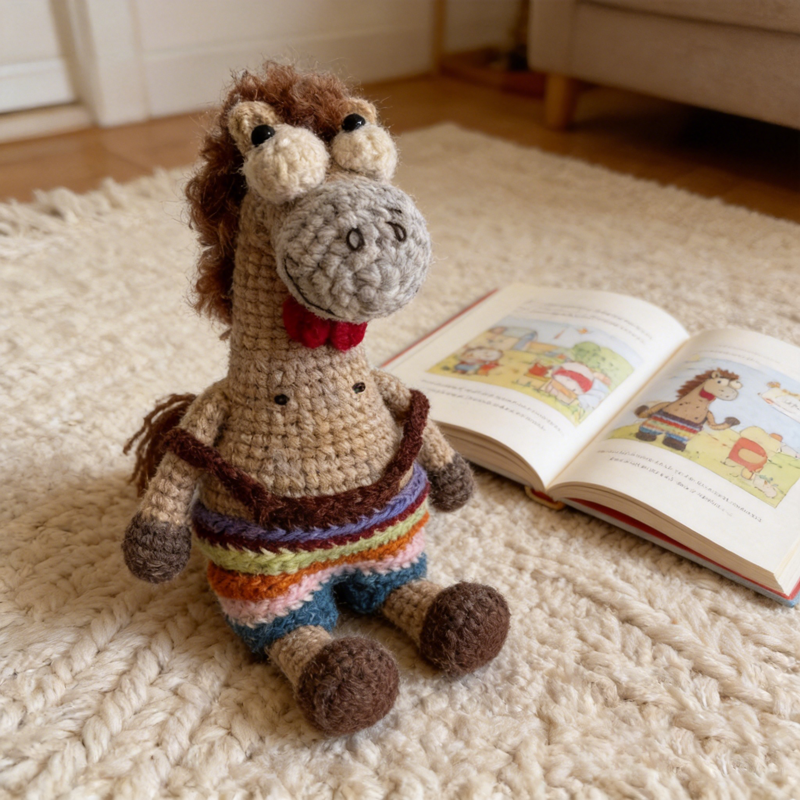 Custom Name Crochet Horse Plus - Kids Toys Names incelemesi ve fiyatı