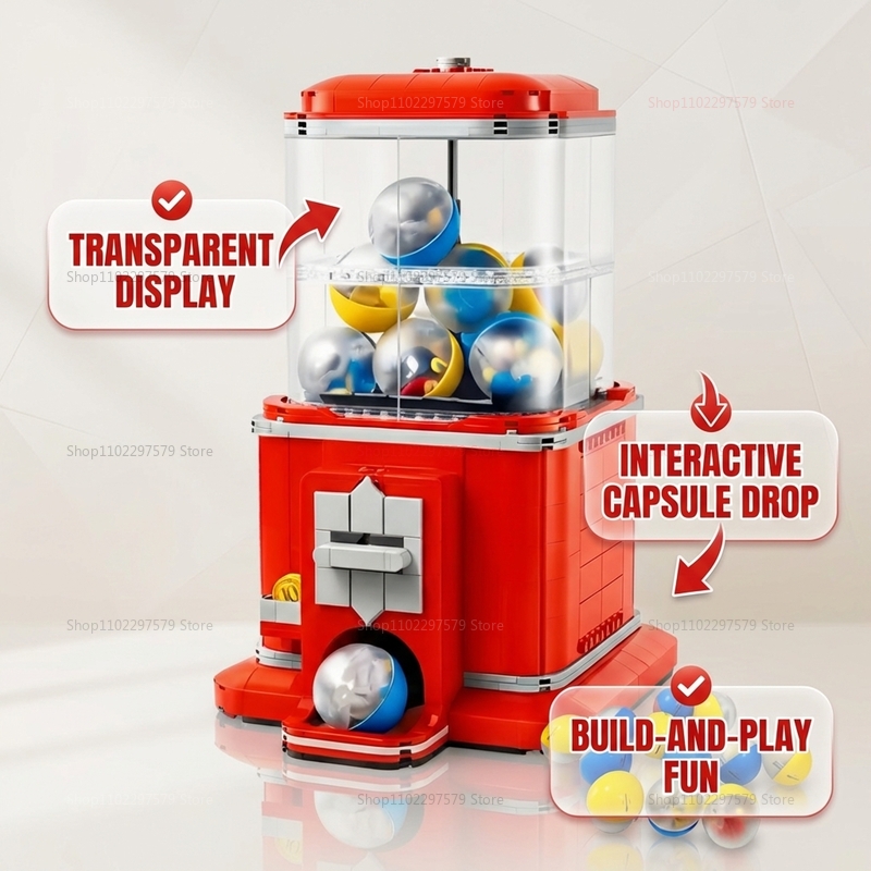 1343 PCS Vending Machine Build - Kids Toys Vending Machine incelemesi ve fiyatı