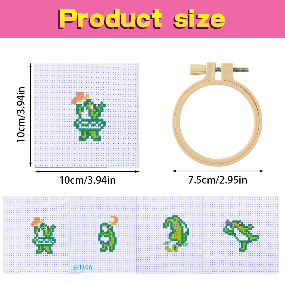 4pcs Embroidery Starter Kit DI - Kids & Toys Expo Saudi Arabia incelemesi ve fiyatı