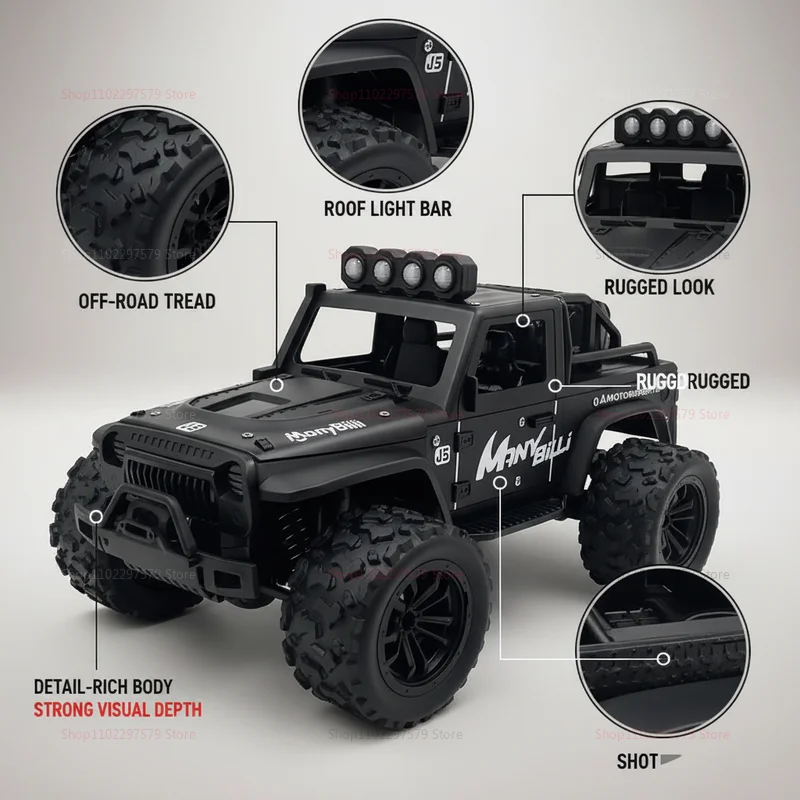 NEW 1/16 Scale Off Road RC Tru - Kids Toys Unique incelemesi ve fiyatı