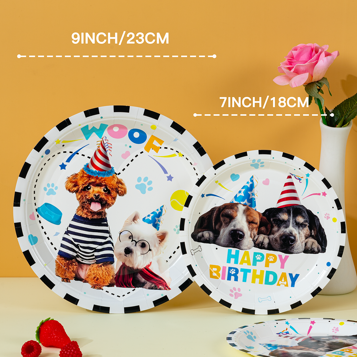 10/25/50pcs Dog Themed Happy B - Kids & Toys Expo Saudi Arabia incelemesi ve fiyatı