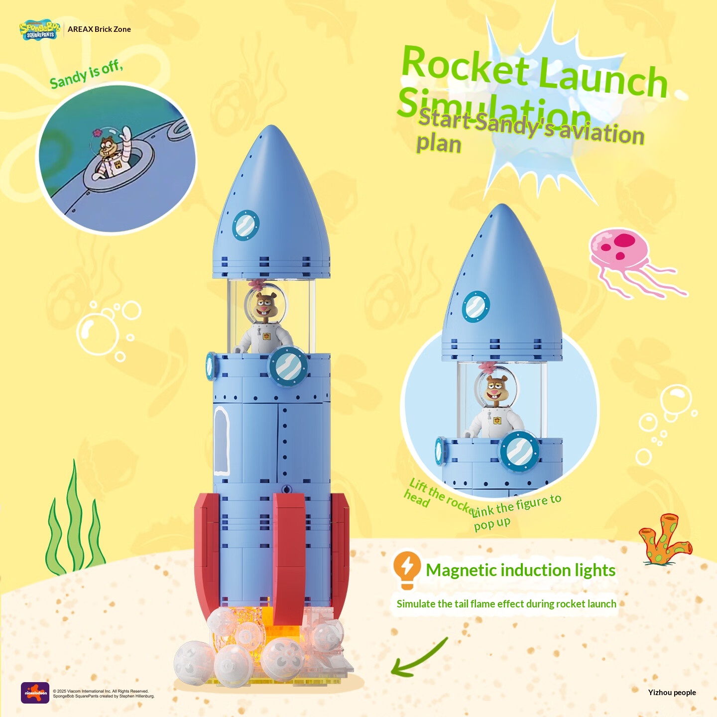 Areax Spongebob Sandy Cheeks D - Kids Toys Blocks incelemesi ve fiyatı