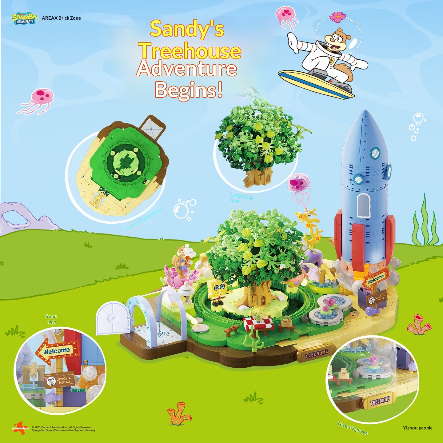 Areax Spongebob Sandy Cheeks D - Kids Toys Blocks incelemesi ve fiyatı