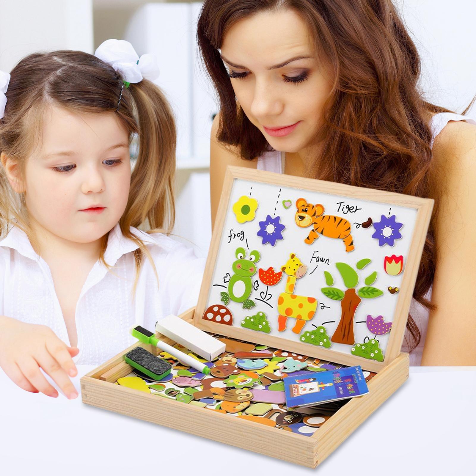 Kids Magnetic Board Wooden Kid - Magnetic Drawing Board incelemesi ve fiyatı
