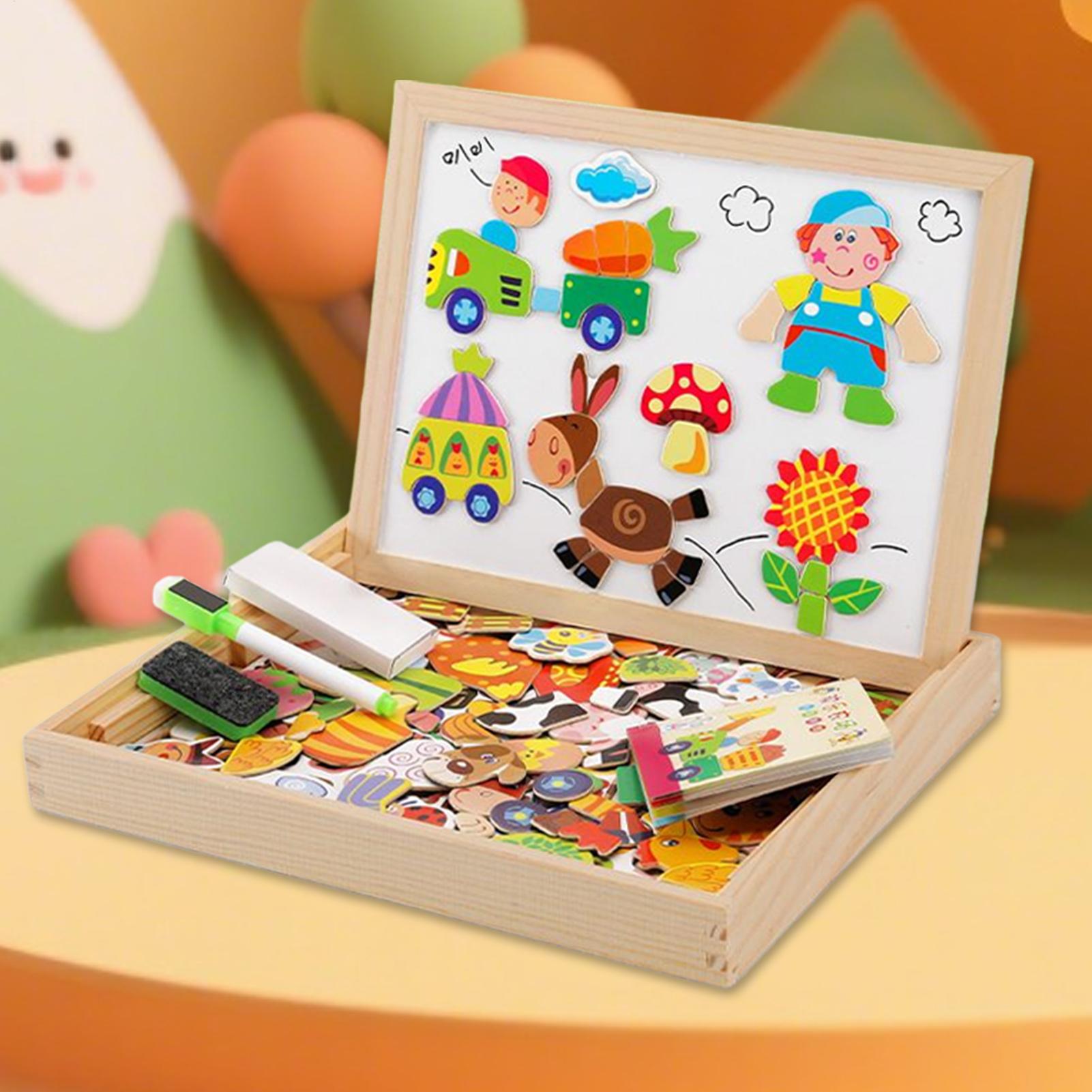 Kids Magnetic Board Wooden Kid - Magnetic Drawing Board incelemesi ve fiyatı