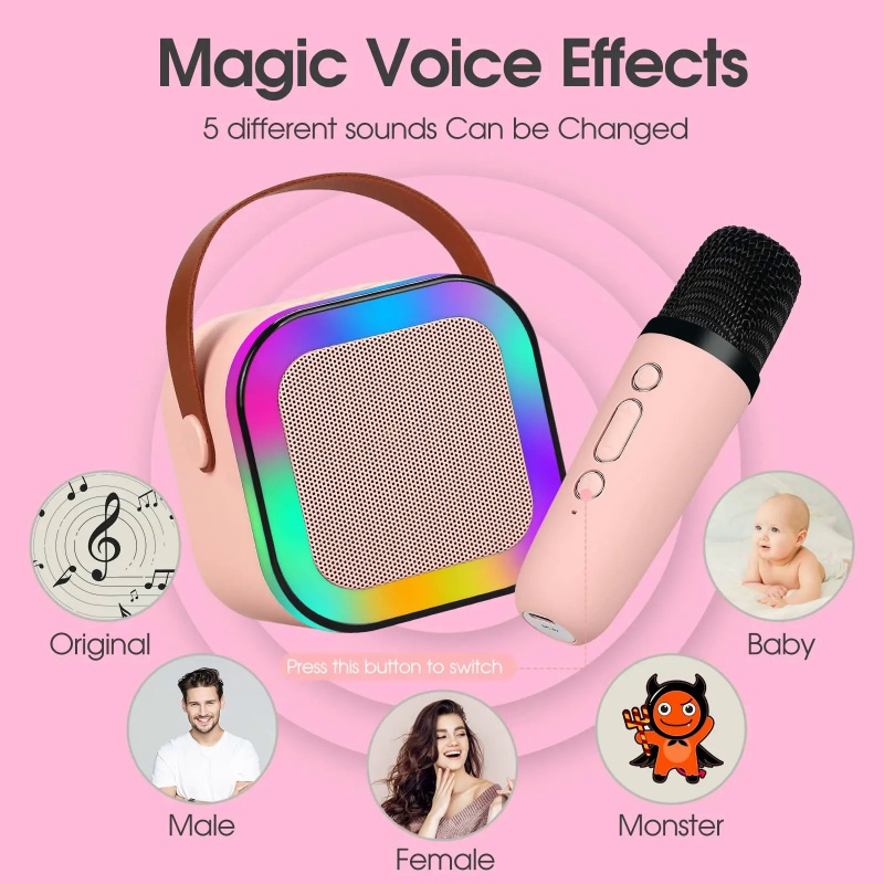 K12 karaoke machine with 1-2 w - Kids Microphone Karaoke incelemesi ve fiyatı
