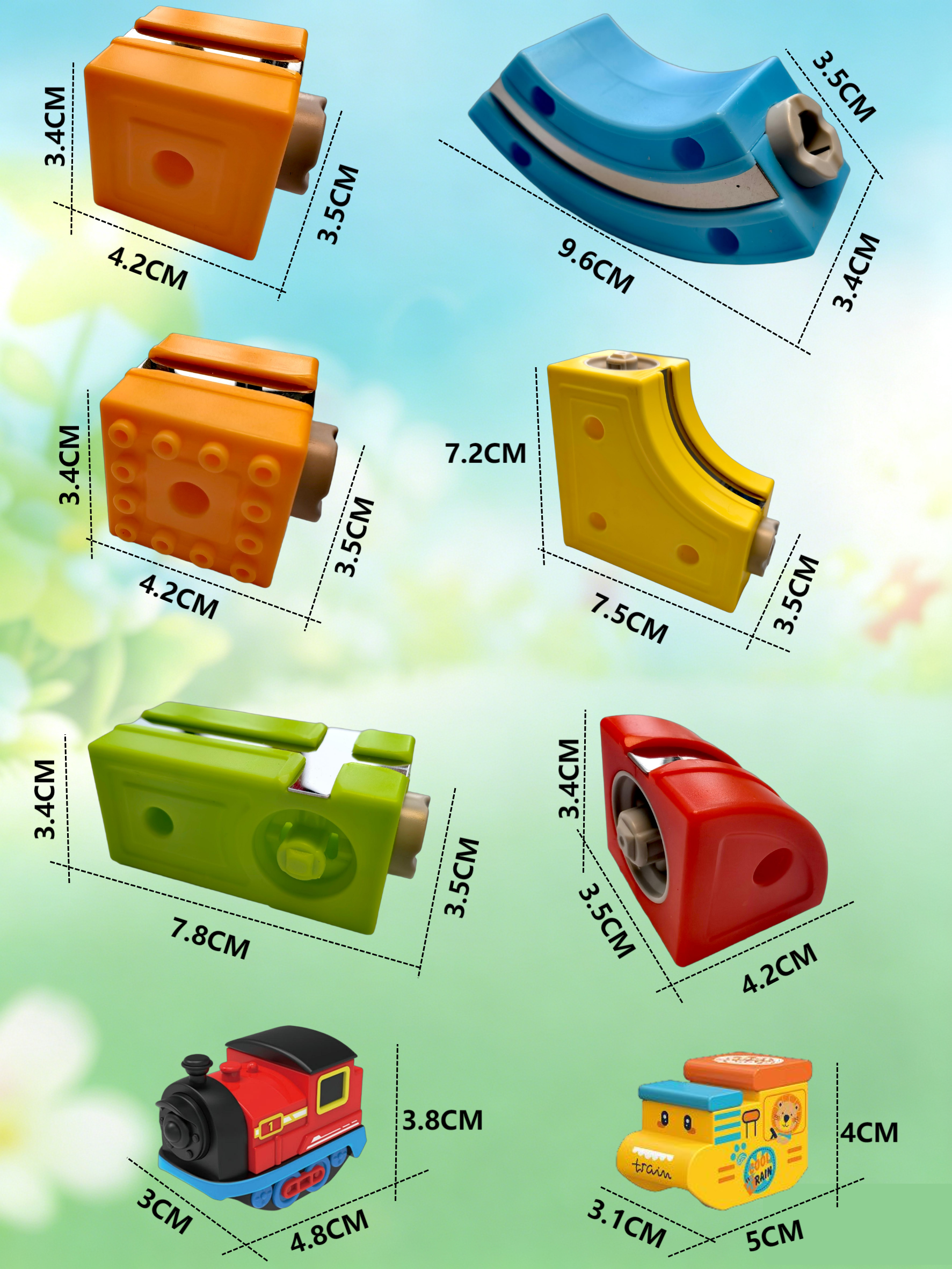 2026 New DIY Magnetic Track Bu - Kids Toys Blocks incelemesi ve fiyatı