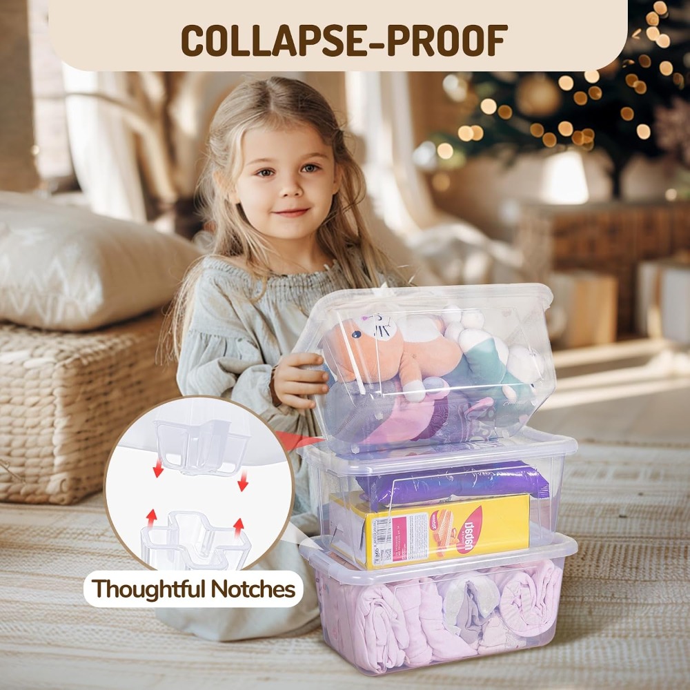 6 Quart Storage Bins with Lids - Kids Toys Blocks incelemesi ve fiyatı