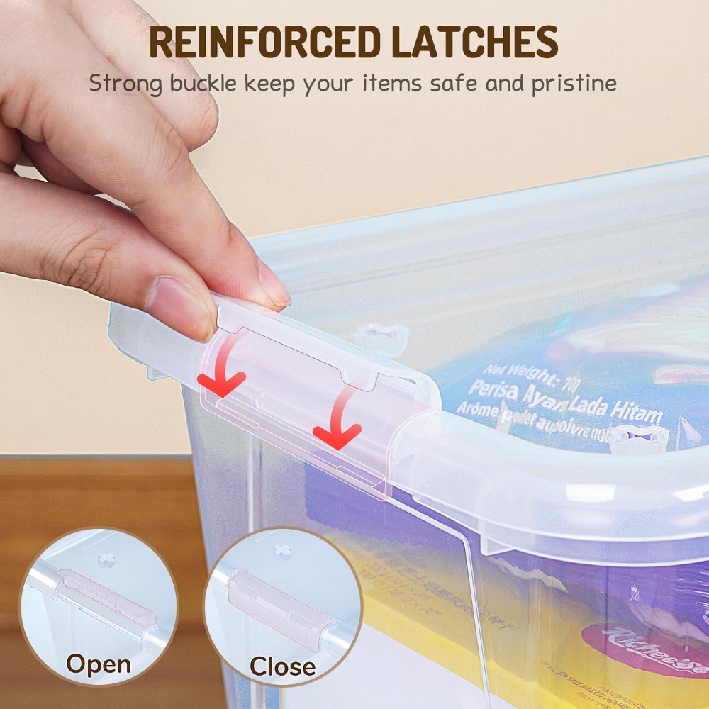 6 Quart Storage Bins with Lids - Kids Toys Blocks incelemesi ve fiyatı