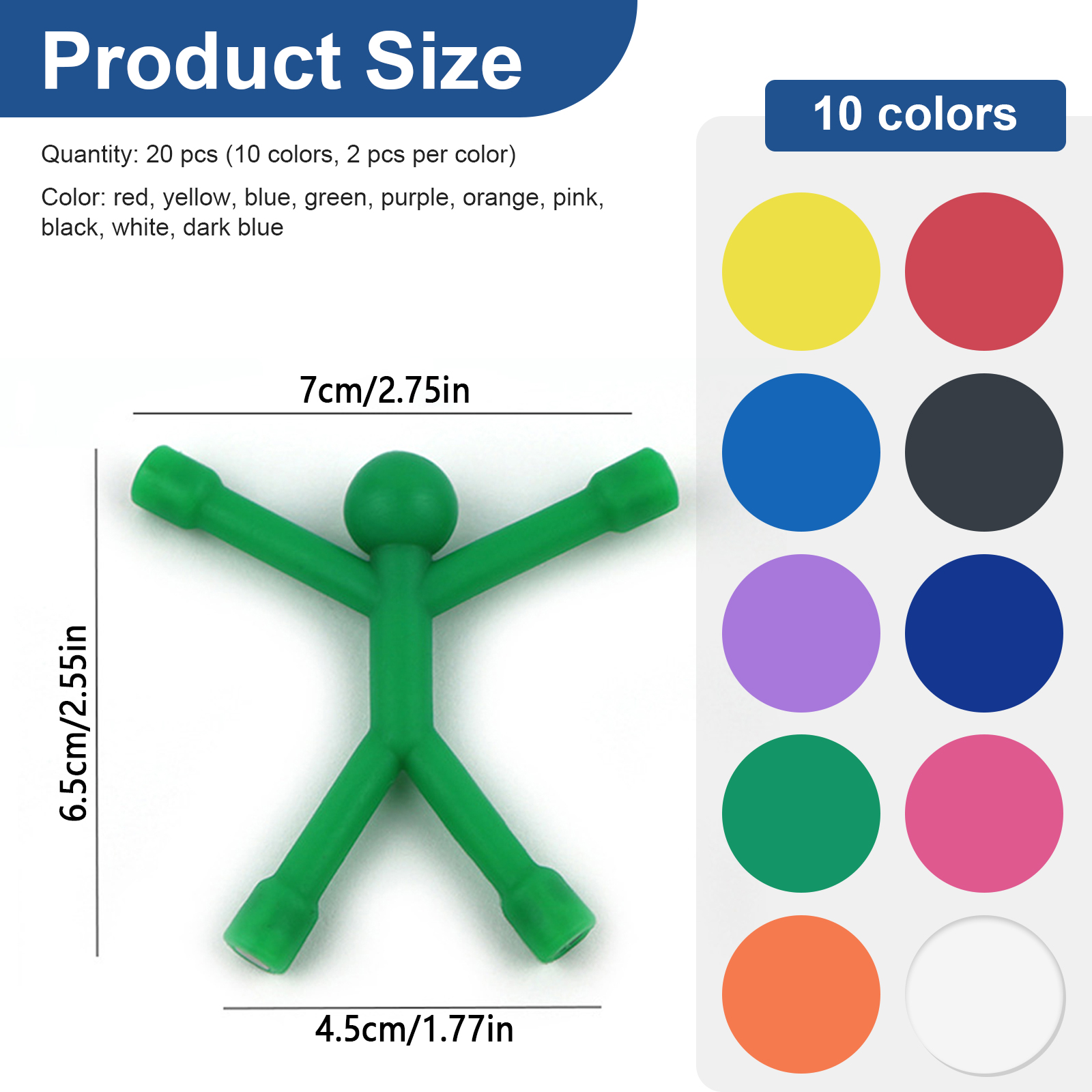 10/20Pcs Mini Man Magnetic Toy - Magnetic Drawing Board incelemesi ve fiyatı