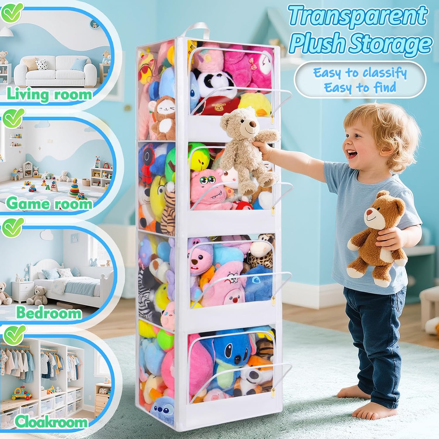 4-Tier Transparent Zipper Dust - Kids & Toys Expo Saudi Arabia incelemesi ve fiyatı