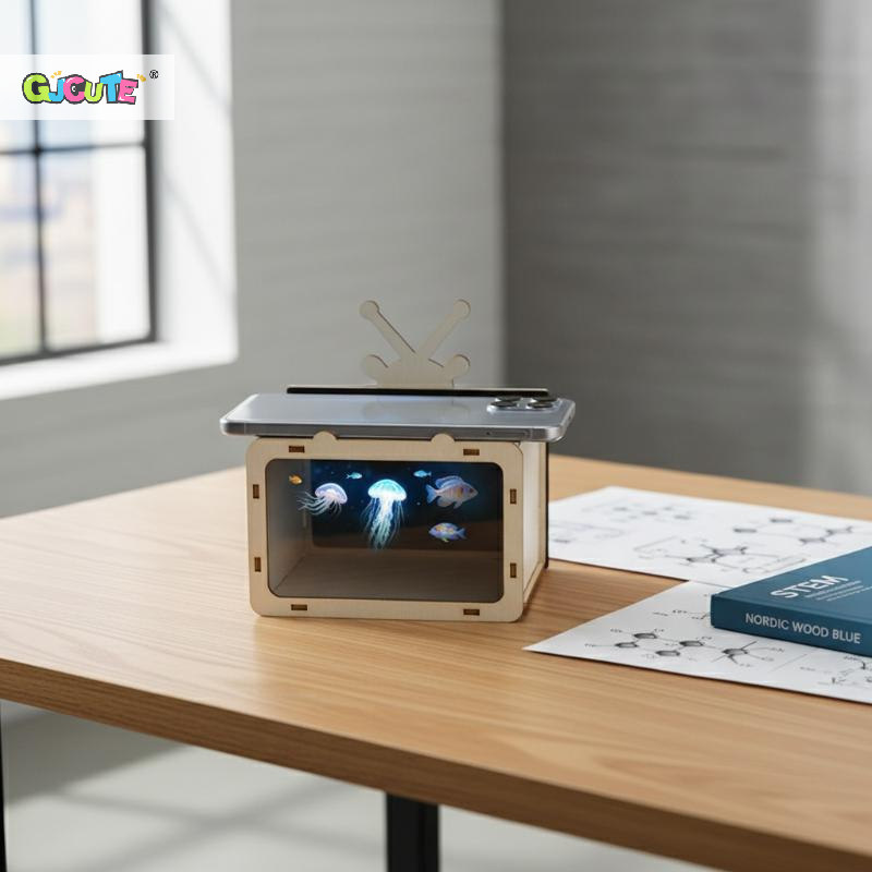 DIY Wooden Holographic Cinema  - Kids Toys Videos incelemesi ve fiyatı