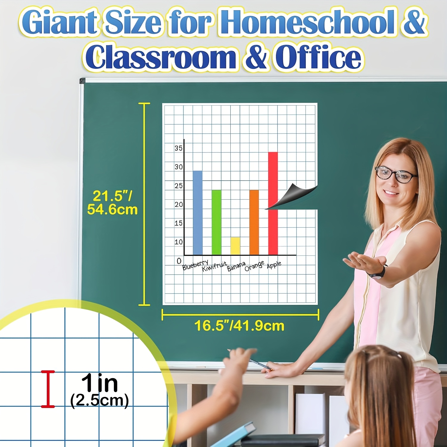Large Magnetic Grid Writing Bo - Magnetic Drawing Board incelemesi ve fiyatı