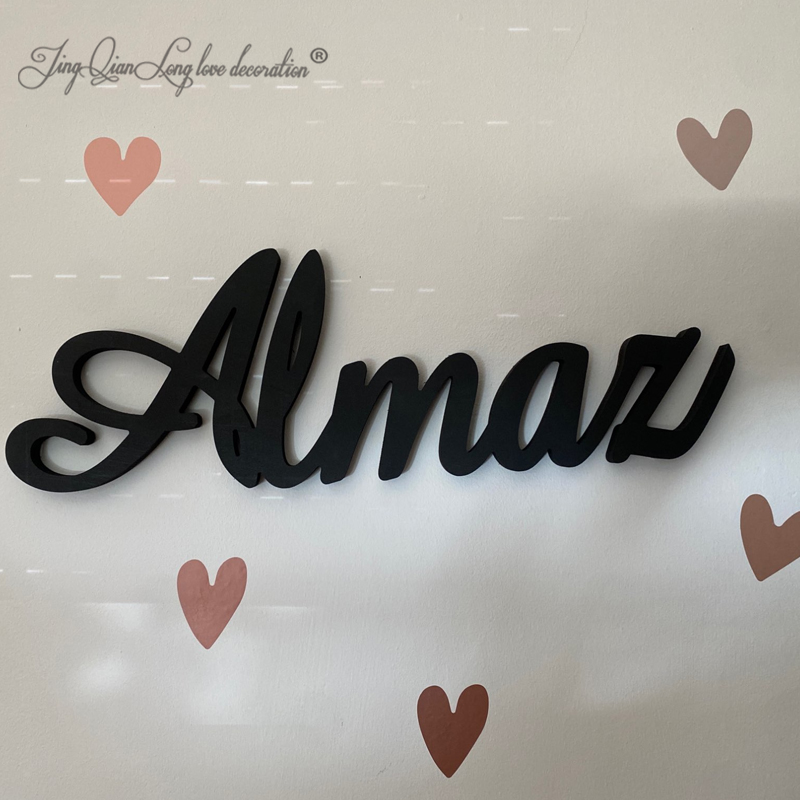 Custom  Wooden Name Sign for K - Kids Toys Names incelemesi ve fiyatı