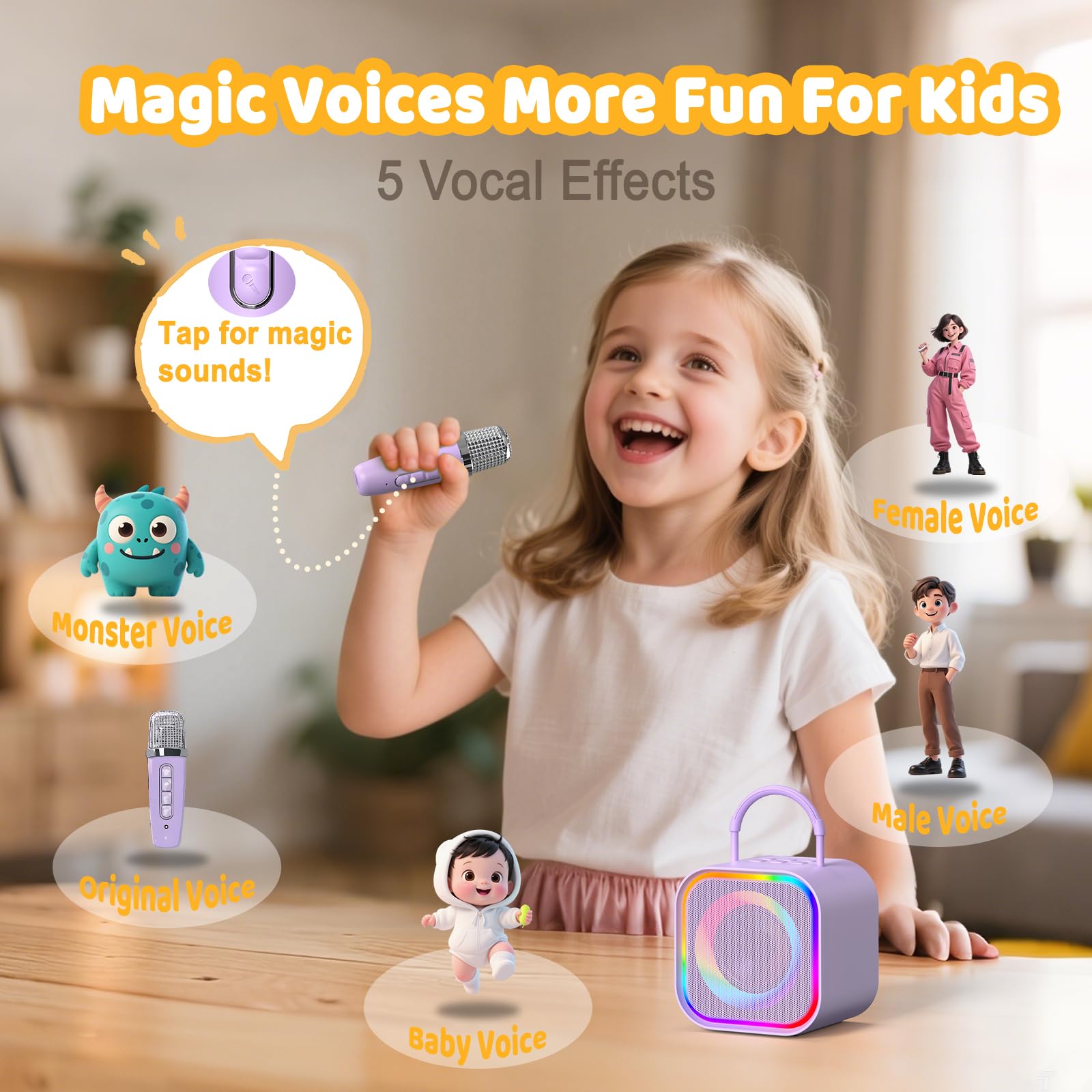 Haomuren Mini Karaoke Machine  - Kids Microphone Karaoke incelemesi ve fiyatı