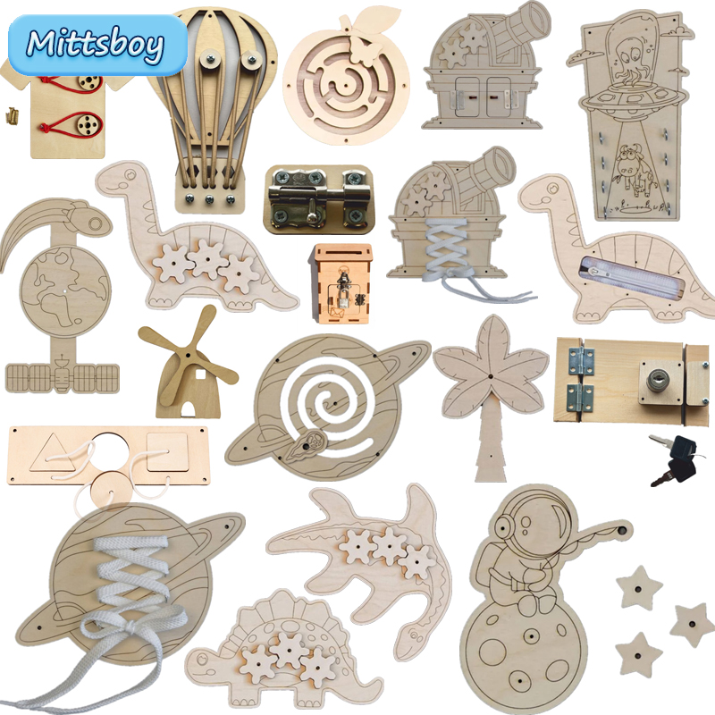 Montessori Busy Board Accessor - Kids Toys Videos incelemesi ve fiyatı