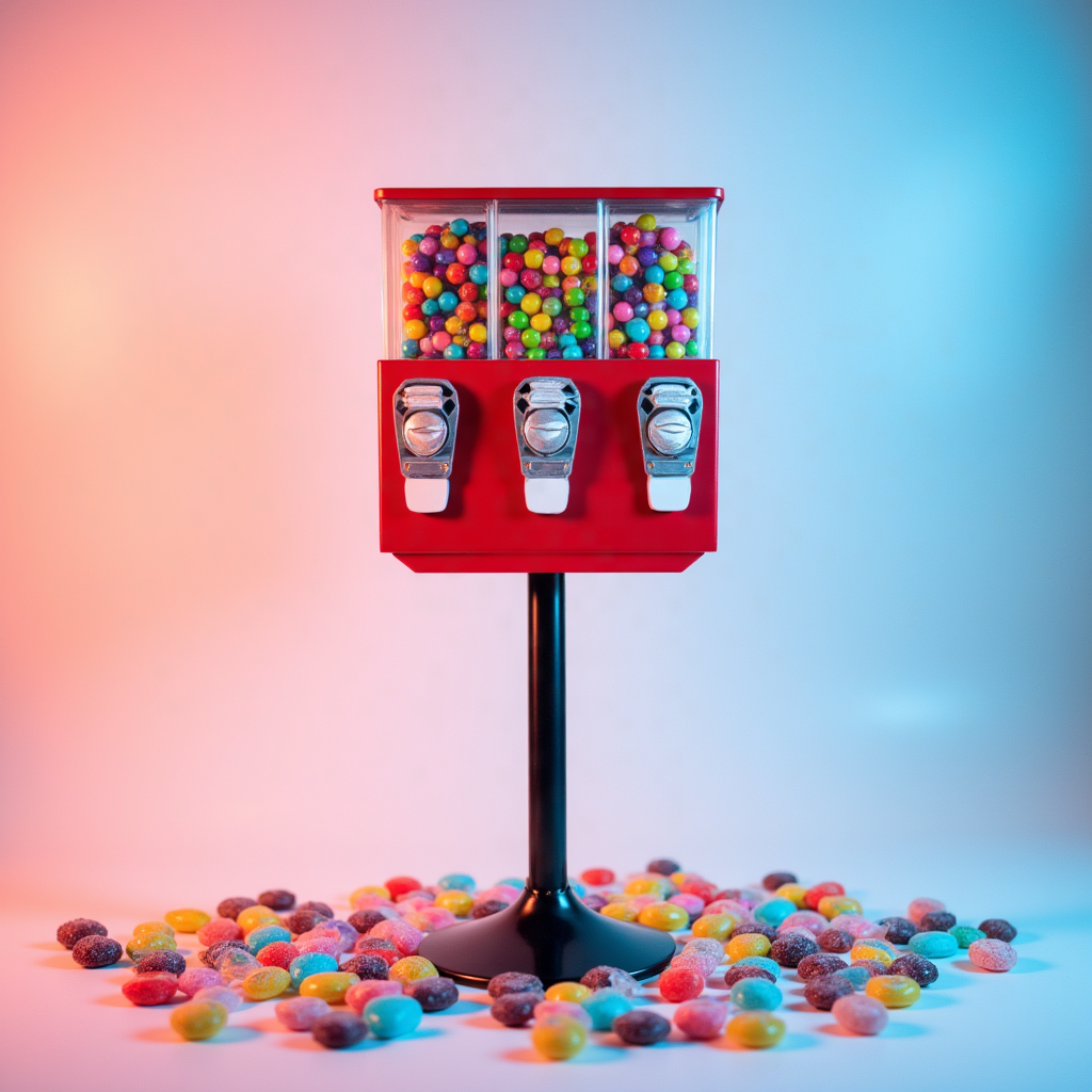 2025 Factory Triple head 3 in  - Kids Toys Vending Machine incelemesi ve fiyatı