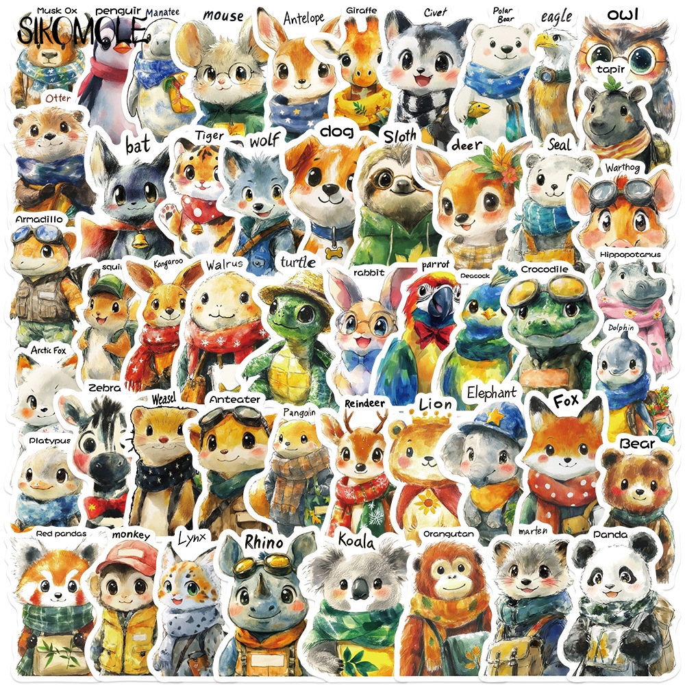 10/30/50pcs Cartoon Cute Anima - Kids Toys Names incelemesi ve fiyatı