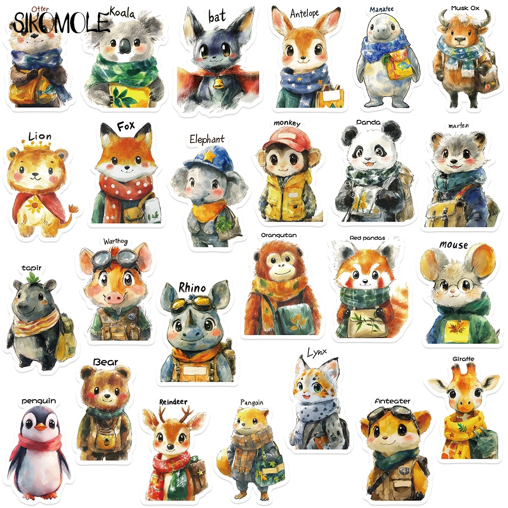 10/30/50pcs Cartoon Cute Anima - Kids Toys Names incelemesi ve fiyatı